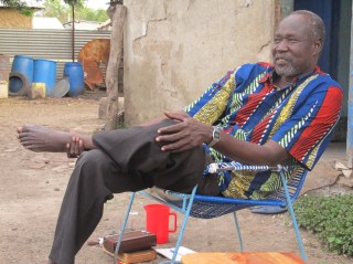 Hilary Garang Deng at home in Malakal, September 2013